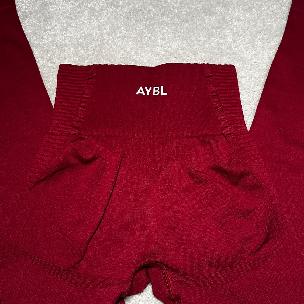 AYBL Empower Leggings in Ruby, Size XS